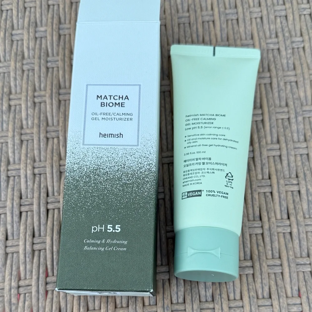 Heimish Matcha Biome Oil-Free Calming Gel Moisturizer - Green Vegan 100 ml New